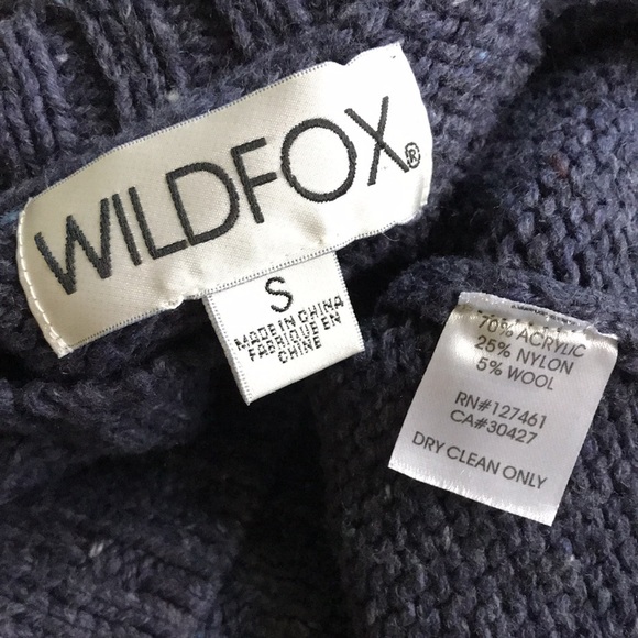 Wildfox After Party wool blend distressed sweater S - Picture 12 of 16
